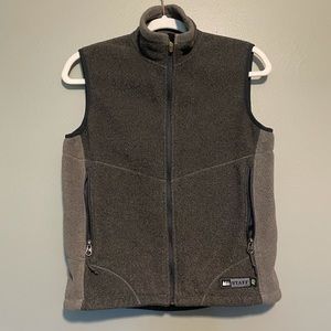 REI Staff Polartec Fleece Zip Up Vest